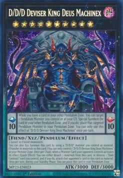 D/D/D Deviser King Deus Machinex⁣ - 25th Anniversary Tin: Dueling Heroes Mega Pack⁣ (Secret Rare)⁣ [023]