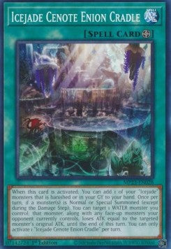 Icejade Cenote Enion Cradle⁣ - 25th Anniversary Tin: Dueling Heroes Mega Pack⁣ (Common)⁣ [028]
