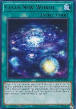 Clear New World⁣ - 25th Anniversary Tin: Dueling Heroes Mega Pack⁣ (Rare)⁣ [034]