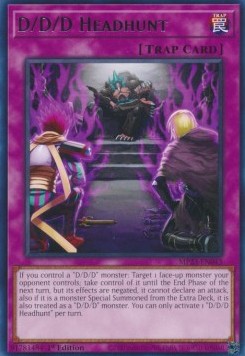 D/D/D Headhunt⁣ - 25th Anniversary Tin: Dueling Heroes Mega Pack⁣ (Rare)⁣ [043]