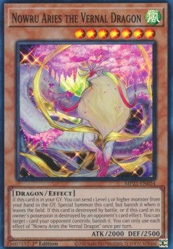 Nowru Aries the Vernal Dragon⁣ - 25th Anniversary Tin: Dueling Heroes Mega Pack⁣ (Super Rare)⁣ [054]