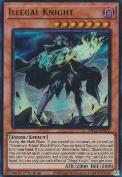 Illegal Knight⁣ - 25th Anniversary Tin: Dueling Heroes Mega Pack⁣ (Ultra Rare)⁣ [072]