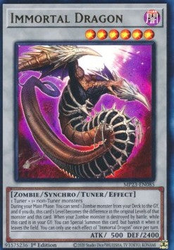 Immortal Dragon⁣ - 25th Anniversary Tin: Dueling Heroes Mega Pack⁣ (Ultra Rare)⁣ [085]