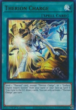 Therion Charge⁣ - 25th Anniversary Tin: Dueling Heroes Mega Pack⁣ (Ultra Rare)⁣ [093]