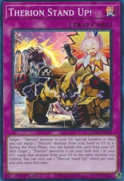 Therion Stand Up!⁣ - 25th Anniversary Tin: Dueling Heroes Mega Pack⁣ (Super Rare)⁣ [101]