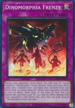 Dinomorphia Frenzy⁣ - 25th Anniversary Tin: Dueling Heroes Mega Pack⁣ (Super Rare)⁣ [107]
