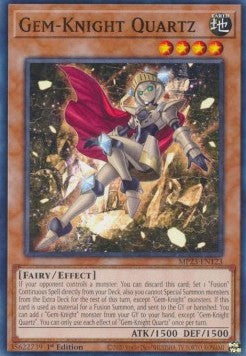 Gem-Knight Quartz⁣ - 25th Anniversary Tin: Dueling Heroes Mega Pack⁣ (Common)⁣ [123]