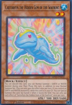 Cartorhyn the Hidden Gem of the Seafront⁣ - 25th Anniversary Tin: Dueling Heroes Mega Pack⁣ (Rare)⁣ [132]