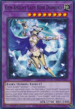 Gem-Knight Lady Rose Diamond⁣ - 25th Anniversary Tin: Dueling Heroes Mega Pack⁣ (Common)⁣ [134]