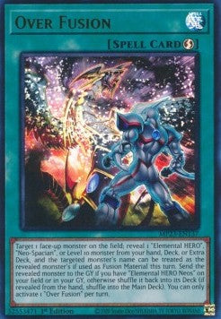 Over Fusion⁣ - 25th Anniversary Tin: Dueling Heroes Mega Pack⁣ (Ultra Rare)⁣ [137]