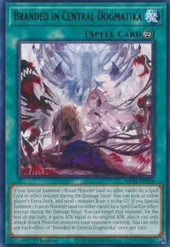 Branded in Central Dogmatika⁣ - 25th Anniversary Tin: Dueling Heroes Mega Pack⁣ (Rare)⁣ [138]