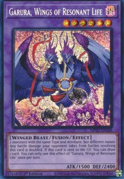 Garura, Wings of Resonant Life⁣ - 25th Anniversary Tin: Dueling Heroes Mega Pack⁣ (Secret Rare)⁣ [148]