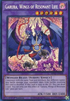 Garura, Wings of Resonant Life⁣ - 25th Anniversary Tin: Dueling Heroes Mega Pack⁣ (Secret Rare)⁣ [148]