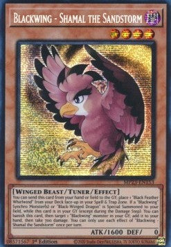 Blackwing - Shamal the Sandstorm⁣ - 25th Anniversary Tin: Dueling Heroes Mega Pack⁣ (Secret Rare)⁣ [153]