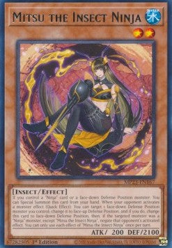 Mitsu the Insect Ninja⁣ - 25th Anniversary Tin: Dueling Heroes Mega Pack⁣ (Rare)⁣ [167]