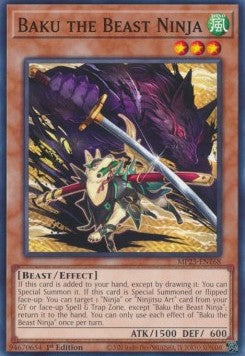 Baku the Beast Ninja⁣ - 25th Anniversary Tin: Dueling Heroes Mega Pack⁣ (Common)⁣ [168]