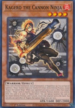 Kagero the Cannon Ninja⁣ - 25th Anniversary Tin: Dueling Heroes Mega Pack⁣ (Common)⁣ [169]