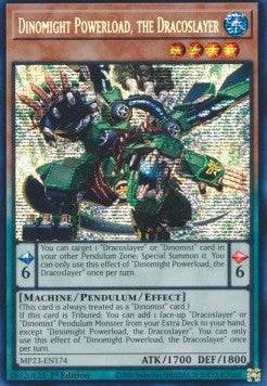 Dinomight Powerload, the Dracoslayer⁣ - 25th Anniversary Tin: Dueling Heroes Mega Pack⁣ (Secret Rare)⁣ [174]