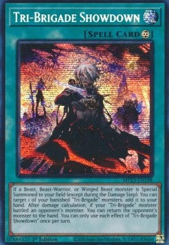 Tri-Brigade Showdown⁣ - 25th Anniversary Tin: Dueling Heroes Mega Pack⁣ (Secret Rare)⁣ [198]