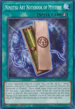 Ninjitsu Art Notebook of Mystery⁣ - 25th Anniversary Tin: Dueling Heroes Mega Pack⁣ (Common)⁣ [201]