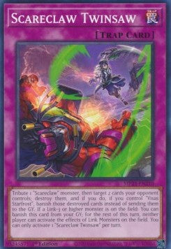 Scareclaw Twinsaw⁣ - 25th Anniversary Tin: Dueling Heroes Mega Pack⁣ (Common)⁣ [210]