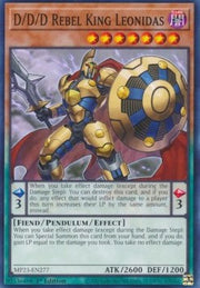 D/D/D Rebel King Leonidas⁣ - 25th Anniversary Tin: Dueling Heroes Mega Pack⁣ (Common)⁣ [277]