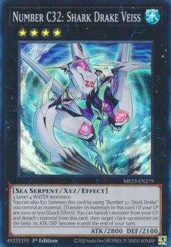 Number C32: Shark Drake Veiss⁣ - 25th Anniversary Tin: Dueling Heroes Mega Pack⁣ (Super Rare)⁣ [279]