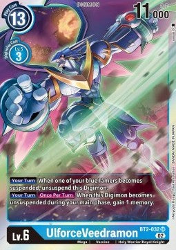 UlforceVeedramon (BT2-032)⁣ - Resurgence Booster⁣ (Super Rare)⁣ [BT2-032]