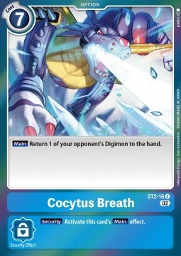 Cocytus Breath (ST2-16)⁣ - Resurgence Booster⁣ (Uncommon)⁣ [ST2-16]