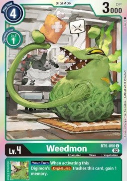 Weedmon (BT5-050)⁣ - Resurgence Booster⁣ (Common)⁣ [BT5-050]