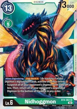 Nidhoggmon (BT4-062)⁣ - Resurgence Booster⁣ (Super Rare)⁣ [BT4-062]