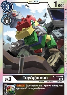 ToyAgumon (BT2-055)⁣ - Resurgence Booster⁣ (Common)⁣ [BT2-055]