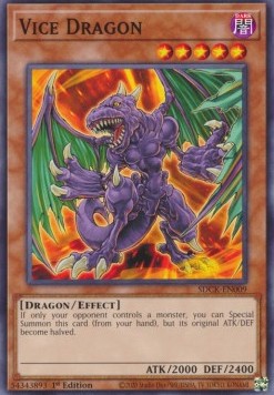 Vice Dragon⁣ - Structure Deck: The Crimson King⁣ (Common)⁣ [009]