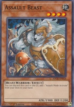 Assault Beast⁣ - Structure Deck: The Crimson King⁣ (Common)⁣ [018]