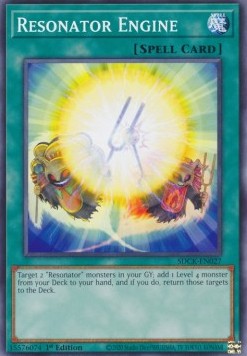 Resonator Engine⁣ - Structure Deck: The Crimson King⁣ (Common)⁣ [027]