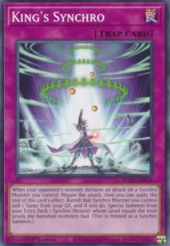 King's Synchro⁣ - Structure Deck: The Crimson King⁣ (Common)⁣ [034]