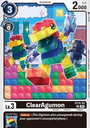 ClearAgumon (ST15-03) (V.1)⁣ - Starter Deck: Dragon of Courage⁣ (Uncommon)⁣ [003]