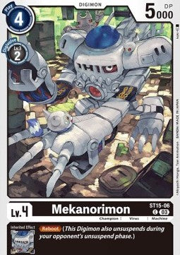 Mekanorimon (ST15-06) (V.1)⁣ - Starter Deck: Dragon of Courage⁣ (Common)⁣ [006]