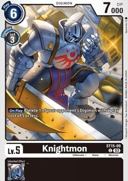 Knightmon (ST15-09) (V.1)⁣ - Starter Deck: Dragon of Courage⁣ (Common)⁣ [009]
