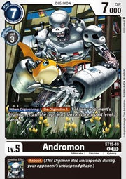 Andromon (ST15-10) (V.1)⁣ - Starter Deck: Dragon of Courage⁣ (Uncommon)⁣ [010]