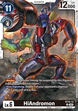 HiAndromon (ST15-13) (V.1)⁣ - Starter Deck: Dragon of Courage⁣ (Uncommon)⁣ [013]