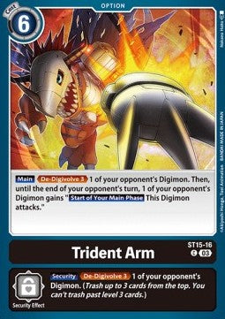 Trident Arm (ST15-16) (V.1) - Starter Deck: Dragon of Courage (Common) [ST-15-016]