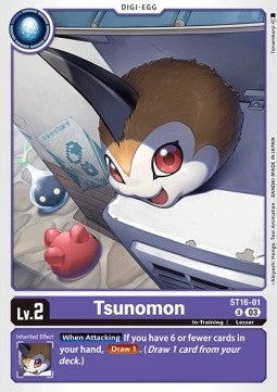 Tsunomon (ST16-01) (V.1)⁣ - Starter Deck: Wolf of Friendship⁣ (Common)⁣ [001]
