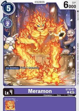 Meramon (ST16-07) (V.1)⁣ - Starter Deck: Wolf of Friendship⁣ (Common)⁣ [007]