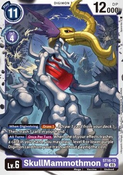SkullMammothmon (ST16-13) (V.1)⁣ - Starter Deck: Wolf of Friendship⁣ (Uncommon)⁣ [013]
