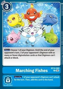 Marching Fishes (BT14-092)⁣ - Blast Ace⁣ (Common)⁣ [092]
