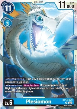 Plesiomon (BT14-029)⁣ - Blast Ace⁣ (Rare)⁣ [029]