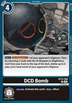 DCD Bomb (BT14-098)⁣ - Blast Ace⁣ (Common)⁣ [098]