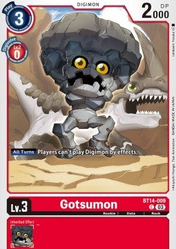 Gotsumon (BT14-009)⁣ - Blast Ace⁣ (Common)⁣ [009]