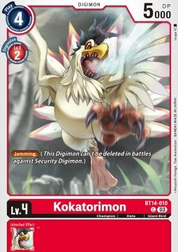 Kokatorimon (BT14-010)⁣ - Blast Ace⁣ (Common)⁣ [010]